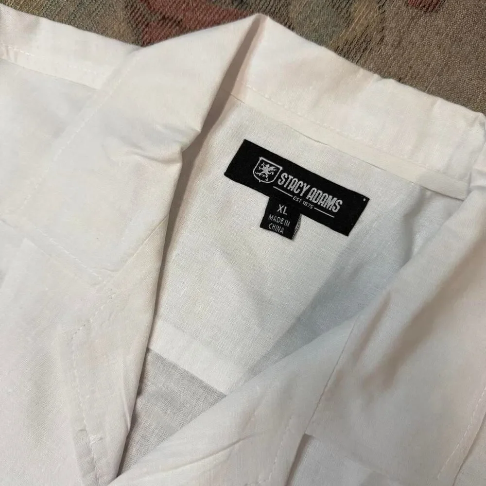 Stacy-adams Men's White Shirt